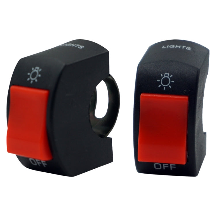 5 PCS Motorcycle Handlebar Tap Switch LED Headlight Break Extinguishing Fire Double Flash Switch(Red Button) - Electrical System by PMC TechLife | Online Shopping South Africa | PMC TechLife | Buy Now Pay Later Mobicred