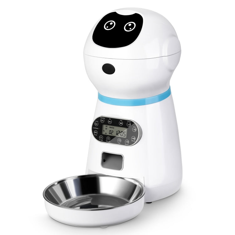 Pet Auto Feeding Intelligent Feed Stainless Steel Food Dish, Specification: AU Plug - Food Bowls by PMC Jewellery | Online Shopping South Africa | PMC Jewellery