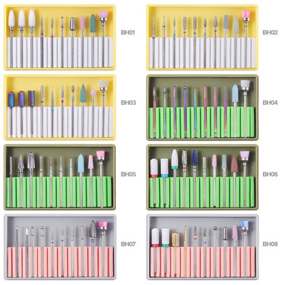 Nail Alloy Tungsten Steel Ceramic Grinding Machine Accessories Nail Grinding Heads Set Polishing Tool, Color Classification: BH-02 - Grinding Tools & Accessories by PMC Jewellery | Online Shopping South Africa | PMC Jewellery | Buy Now Pay Later Mobicred