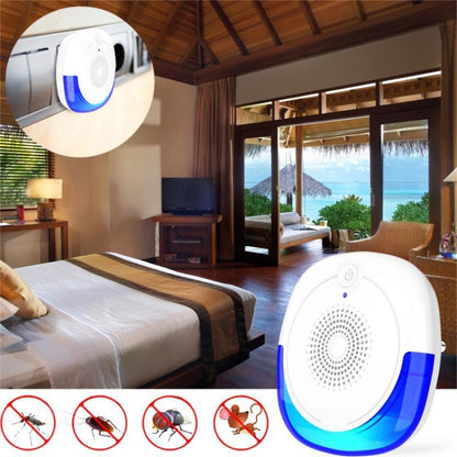 Ultrasonic Insect Repellent Mosquito Killer(EU Plug) - Repellents by PMC Jewellery | Online Shopping South Africa | PMC Jewellery | Buy Now Pay Later Mobicred