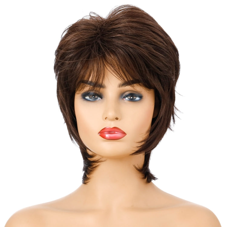 Women Short Hair Wig Full Bangs Chemical Fiber Hair Cover - free shipping - PMC TechLife - Order now!