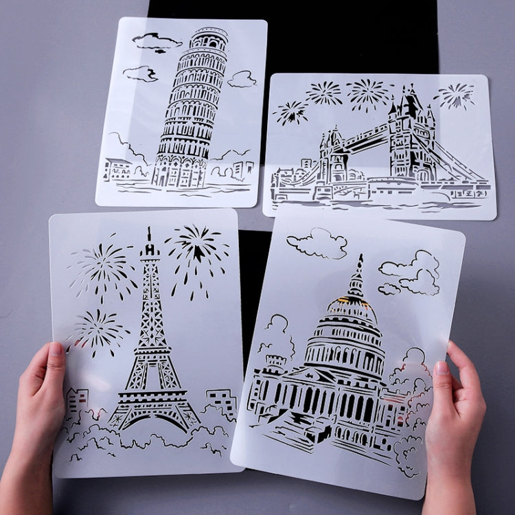 4 Big Ben Construction Series Painting Template Theme City A4 Label Template - Art Supplies by PMC TechLife | Online Shopping South Africa | PMC TechLife | Buy Now Pay Later Mobicred