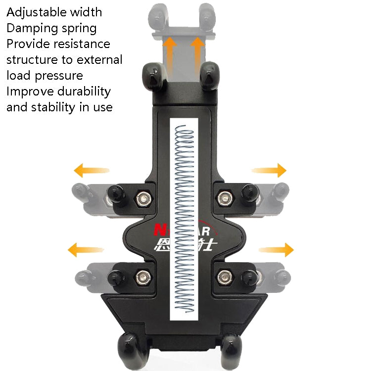 N-STAR Motorcycle Bicycle Composite Version Of Mobile Phone Bracket Multifunctional Accessories Lightweight Riding Equipment(Mid Rod Ball Head) - Holders by N-STAR | Online Shopping South Africa | PMC Jewellery | Buy Now Pay Later Mobicred