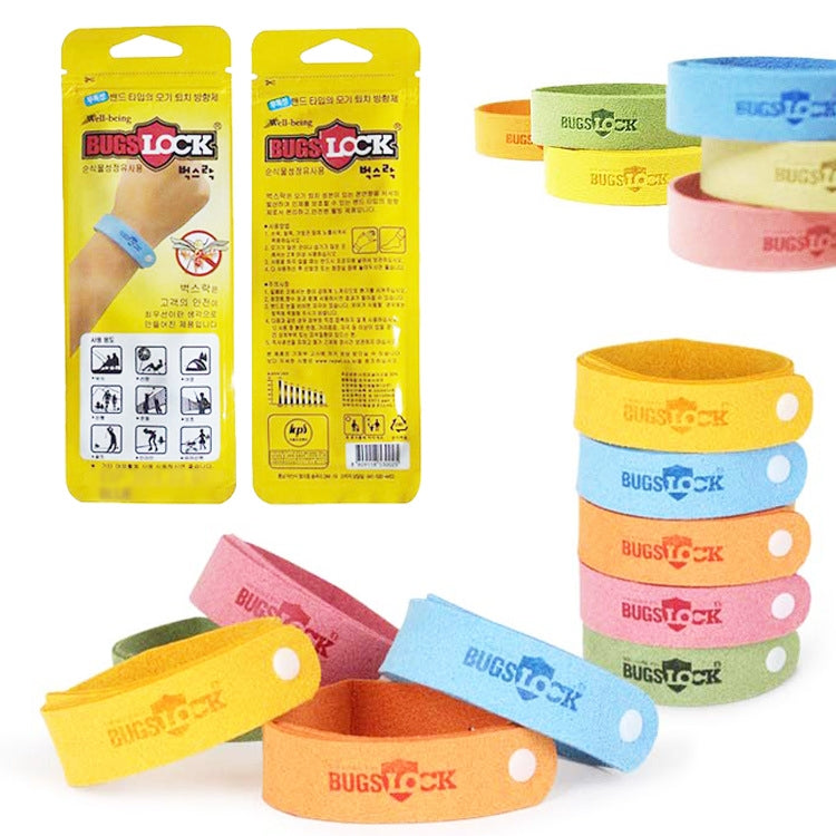 5pcs BUGS Mosquito Repellent Bracelet Mosquito Ring Outdoor Mosquito Bracelet Color Random Delivery, Style: Staroon Bracelet - Repellent Wristband by PMC TechLife | Online Shopping South Africa | PMC TechLife | Buy Now Pay Later Mobicred