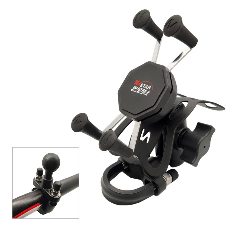 N-STAR N002 Motorcycle Bicycle Mobile Phone Bracket Riding Equipment(Small T Head) - Holders by N-STAR | Online Shopping South Africa | PMC TechLife | Buy Now Pay Later Mobicred