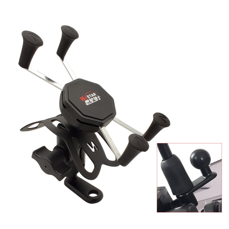 N-STAR N002 Motorcycle Bicycle Mobile Phone Bracket Riding Equipment(Large L Head) - Holders by N-STAR | Online Shopping South Africa | PMC TechLife | Buy Now Pay Later Mobicred