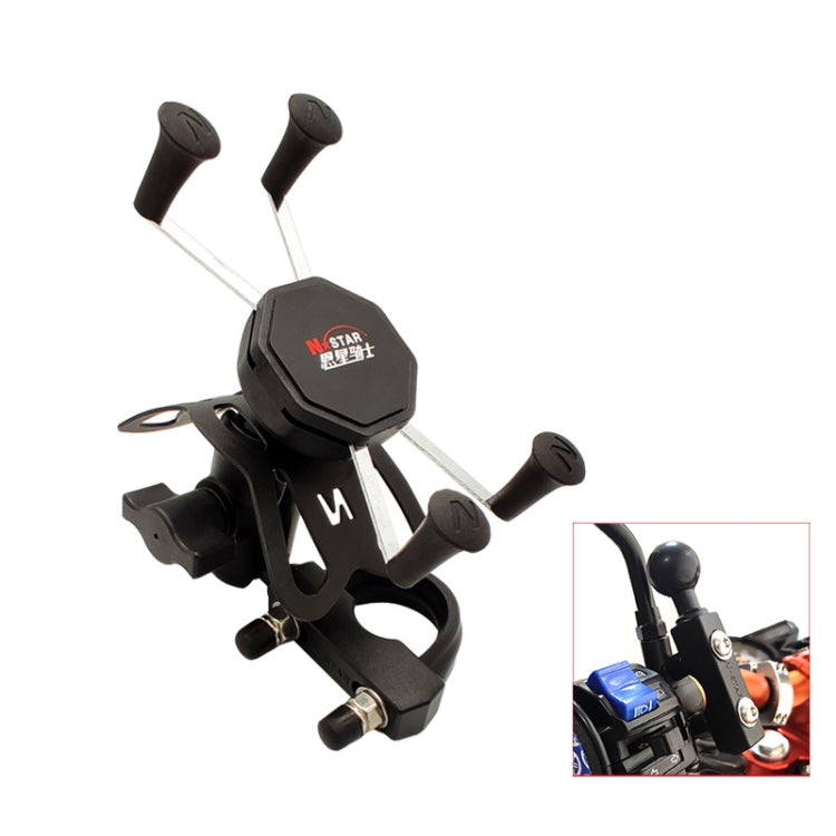 N-STAR N002 Motorcycle Bicycle Mobile Phone Bracket Riding Equipment(Large Long Ball Head) - free shipping - PMC TechLife - Order now!