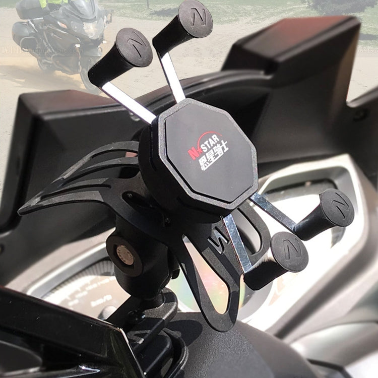 N-STAR N002 Motorcycle Bicycle Mobile Phone Bracket Riding Equipment(Large Tilted Head) - free shipping - PMC TechLife - Order now!