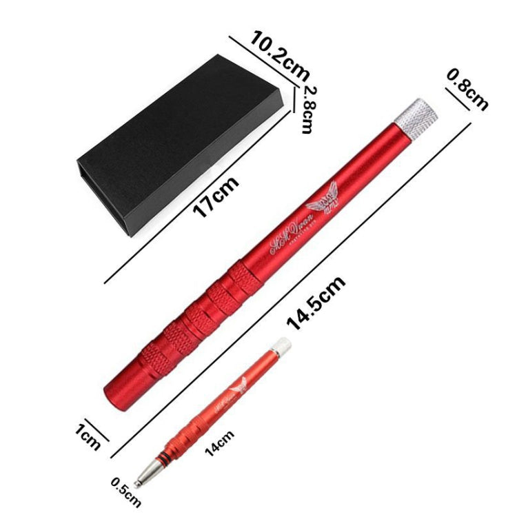 MM VWAN Magic Hairdressing Eyebrow Trimming Engraving Pen Scoring Stainless Steel Razor(Blue) - free shipping - PMC TechLife - Order now!
