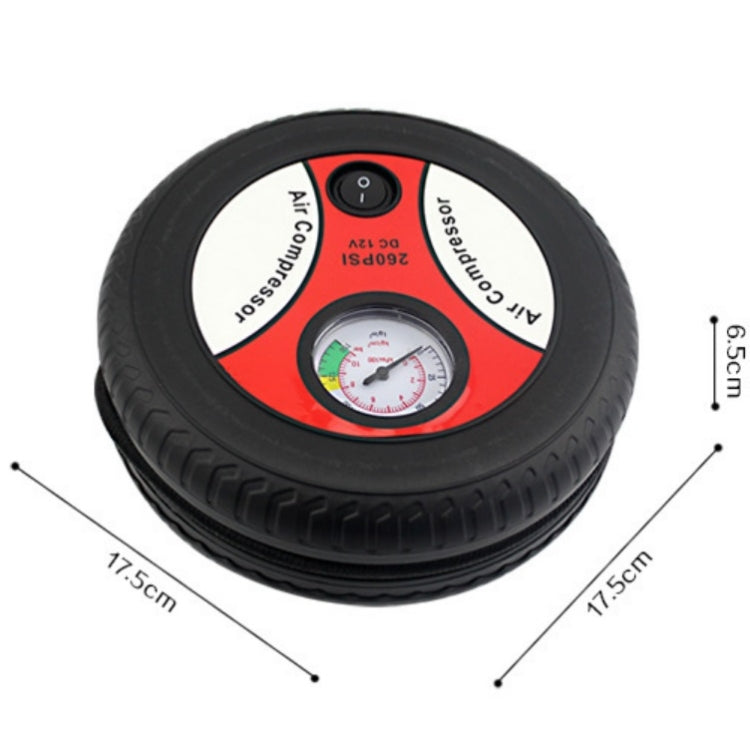 DC12V 12A Car Portable Air Pump Electric Car Tire Pump, Specification��� 25-cylinder Tire Inflatable Pump - Inflatable Pump by PMC TechLife | Online Shopping South Africa | PMC TechLife