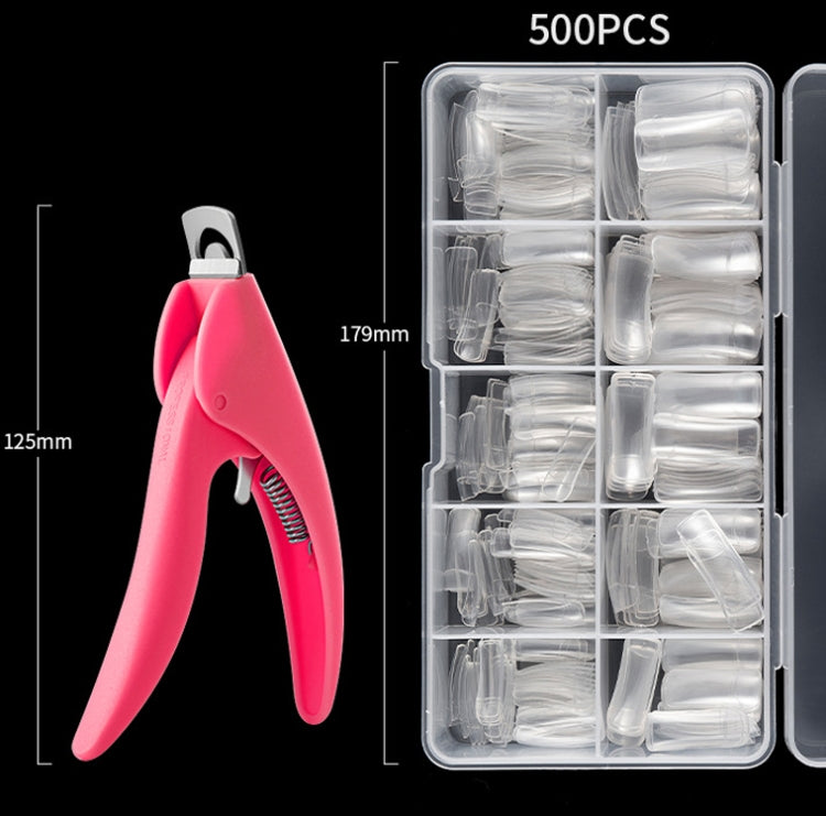 Manicure Tool  Set Fingernails Word Cut Set, Specification: Transparent French - Nail Art Equipment by PMC Jewellery | Online Shopping South Africa | PMC Jewellery | Buy Now Pay Later Mobicred