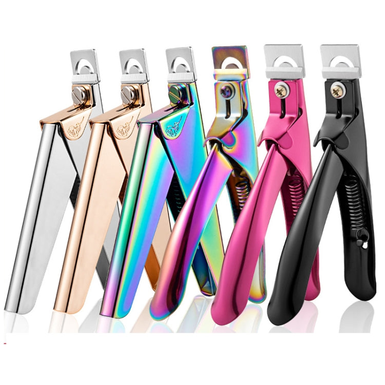 Nail Word Cut French U-Shaped Cut Fake Nail Cut Stainless Steel Nail Knife, Color Classification: Silver - Nail Clipper by PMC Jewellery | Online Shopping South Africa | PMC Jewellery | Buy Now Pay Later Mobicred