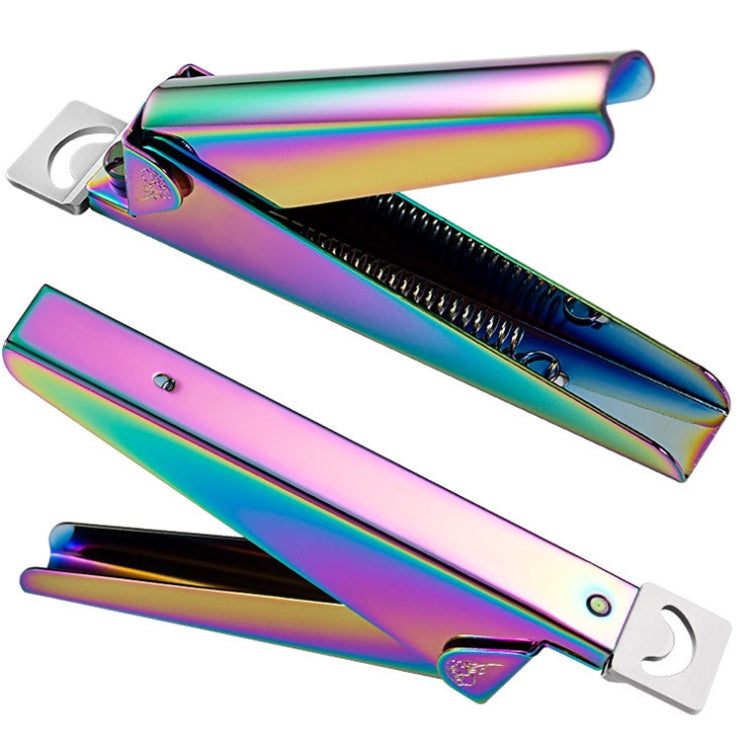 Nail Word Cut French U-Shaped Cut Fake Nail Cut Stainless Steel Nail Knife, Color Classification: Electrophoretic Black - Nail Clipper by PMC Jewellery | Online Shopping South Africa | PMC Jewellery | Buy Now Pay Later Mobicred