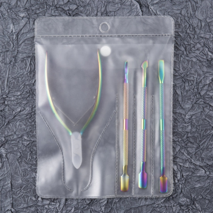 FABIYAN Stainless Steel Dead Skin Shear Steel Push Nail Art Tool Set, Specification: Set 3 - Nail Clipper by PMC Jewellery | Online Shopping South Africa | PMC Jewellery | Buy Now Pay Later Mobicred