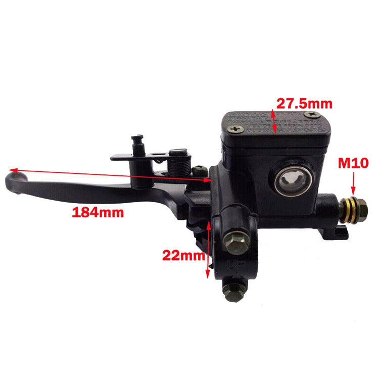 ATV Four-Wheeled Car UTV Kart Front And Rear Brakes Pump Disc Brake Handle Oil Pump Hand Brake With Assist Brake(Right) - free shipping - PMC Jewellery - Order now!