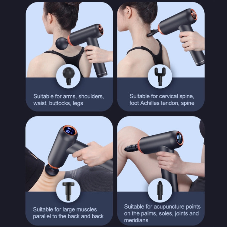 Muscles Relax Massager Fitness Equipment Fascia Gun, Colour: Professional Model (Black) - free shipping - PMC TechLife - Order now!