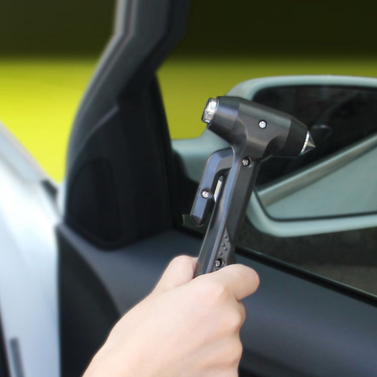 Car Safety Life-Saving Hammer Car Emergency Multifunctional Window Breaker, Colour: Deluxed Red With Fixed Rack - Emergency Hammer by PMC TechLife | Online Shopping South Africa | PMC TechLife | Buy Now Pay Later Mobicred