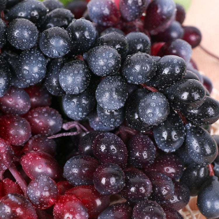 2 Bunches 110 Red Grapes Simulation Fruit Simulation Grapes PVC with Cream Grape Shoot Props - free shipping - PMC TechLife - Order now!