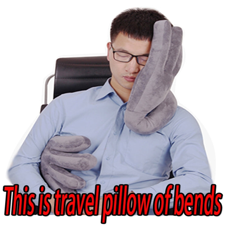 LC-07 Travel Head Pillow Car Headrest Office Lunch Break Pillow(Yellow) - free shipping - PMC TechLife - Order now!