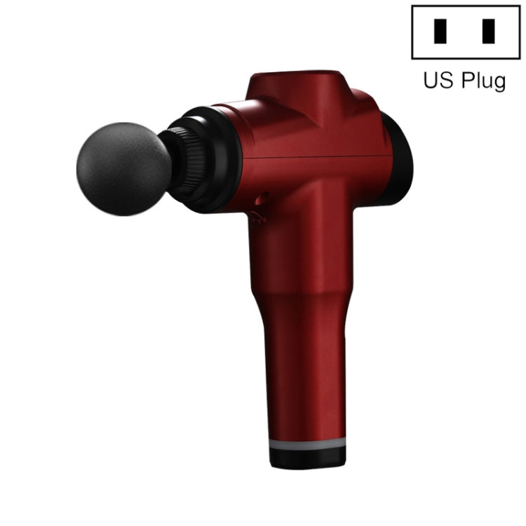 Muscles Relax Massager Portable Fitness Equipment Fascia Gun, Specification: 6206 6 Gears Red(US Plug) - free shipping - PMC TechLife - Order now!