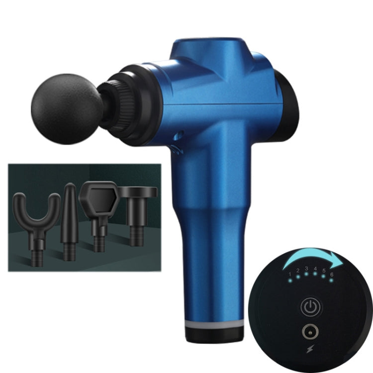 Muscles Relax Massager Portable Fitness Equipment Fascia Gun, Specification: 6206 6 Gears Blue(AU Plug) - free shipping - PMC TechLife - Order now!