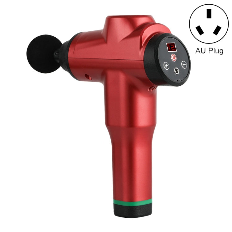 Muscles Relax Massager Portable Fitness Equipment Fascia Gun, Specification: 6212 12 Gears Red(AU Plug) - free shipping - PMC TechLife - Order now!
