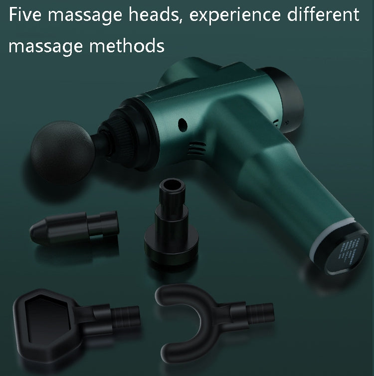 Muscles Relax Massager Portable Fitness Equipment Fascia Gun, Specification: 6212 12 Gears Black(US Plug) - free shipping - PMC TechLife - Order now!