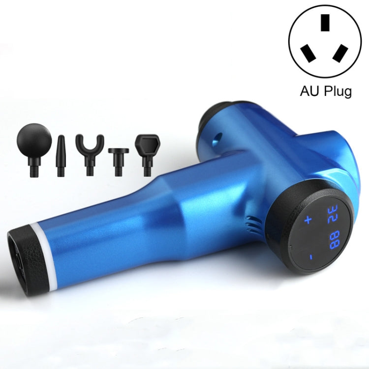 Muscles Relax Massager Portable Fitness Equipment Fascia Gun, Specification: 6232 32 Gears Blue(AU Plug) - free shipping - PMC TechLife - Order now!
