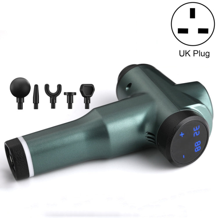 Muscles Relax Massager Portable Fitness Equipment Fascia Gun, Specification: 6232 32 Gears Green(UK Plug) - free shipping - PMC TechLife - Order now!