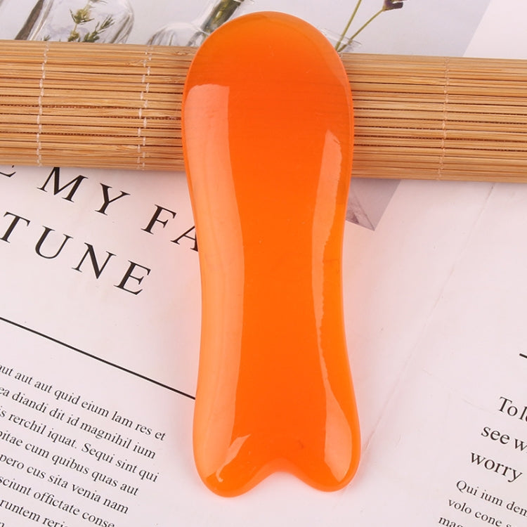 Resin Scraping Sheet Massage Facial Tendon Stick Beauty Salon Shave Board Acupuncture Pen, Color Classification: Resin Yellow Fish Plate - free shipping - PMC TechLife - Order now!