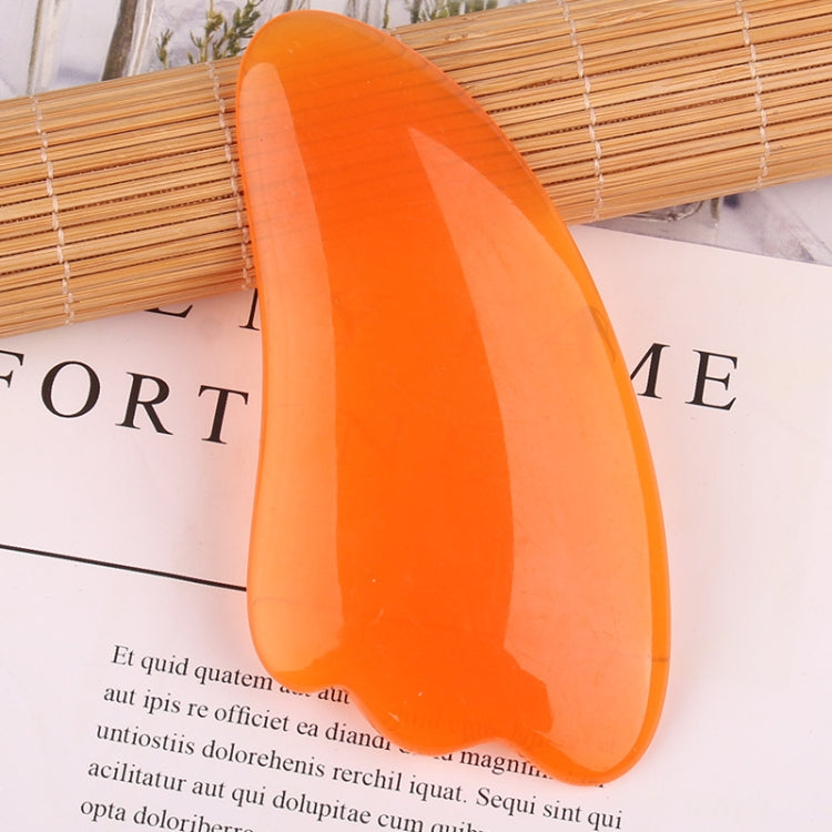 Resin Scraping Sheet Massage Facial Tendon Stick Beauty Salon Shave Board Acupuncture Pen, Color Classification: Resin Yellow Triangle - free shipping - PMC TechLife - Order now!
