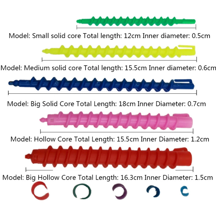 3 Sets Hairdressing Curly Hair Perm Cold Perm Screw Bar Hair Salon Supplies Color Random Delivery, Specification: Small Core - free shipping - PMC TechLife - Order now!