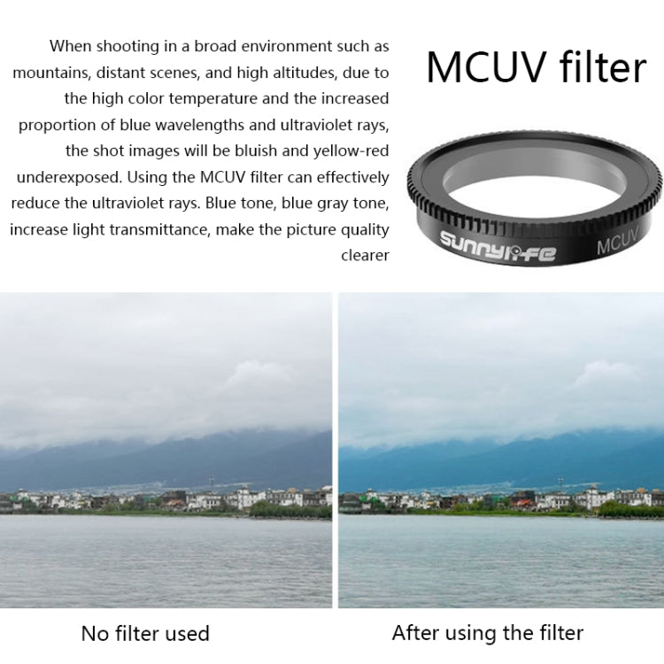 Sunnylife Sports Camera Filter For Insta360 GO 2, Colour: MCUV - Len Accessories by Sunnylife | Online Shopping South Africa | PMC Jewellery | Buy Now Pay Later Mobicred