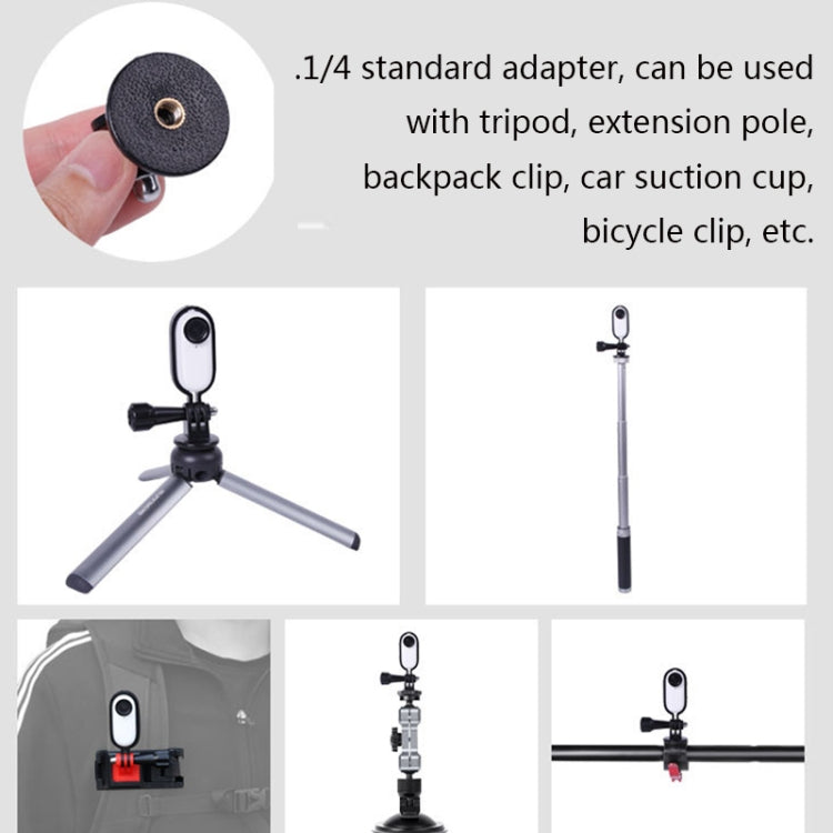 Sunnylife for Insta360 GO / DJI Osmo Action / GoPro Mount Bracket Stabilizer Aluminum Alloy Mini Tripod - Portable Mini Tripod by Sunnylife | Online Shopping South Africa | PMC Jewellery | Buy Now Pay Later Mobicred