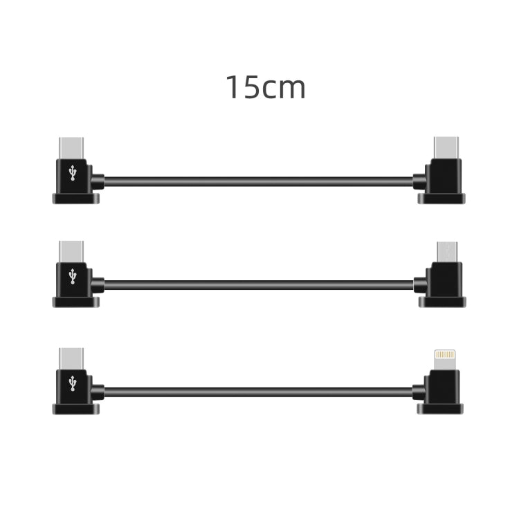 Sunnylife TY-X9304 Suitable For DJI Mavic Air 2S / DJI FPV Flight Glasses V2 / Mavic Mini2 / Osmo Pocket 2 Mobile Phone Tablet Cable 15cm Type-C to Micro USB  Cable - Other Accessories by PMC TechLife | Online Shopping South Africa | PMC TechLife