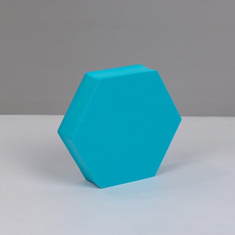 8 PCS Geometric Cube Photo Props Decorative Ornaments Photography Platform, Colour: Small Lake Blue Hexagon - free shipping - PMC TechLife - Order now!