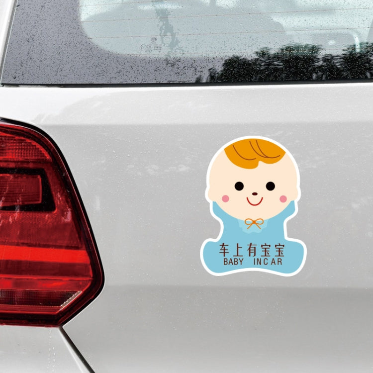 10 PCS There Is A Baby In The Car Stickers Warning Stickers Style: CT223O Triangle Boy Adhesive Stickers - Warning Sticker by PMC TechLife | Online Shopping South Africa | PMC TechLife | Buy Now Pay Later Mobicred