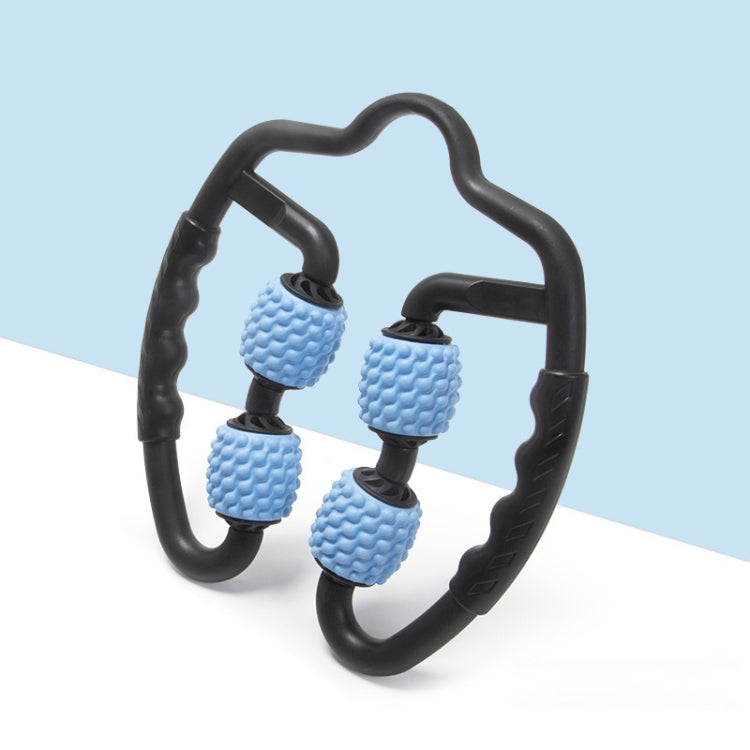 Foam Shaft Muscle Massage Roller Yoga Roller Fitness Supplies(Water-drop Type Sky Blue) - free shipping - PMC TechLife - Order now!