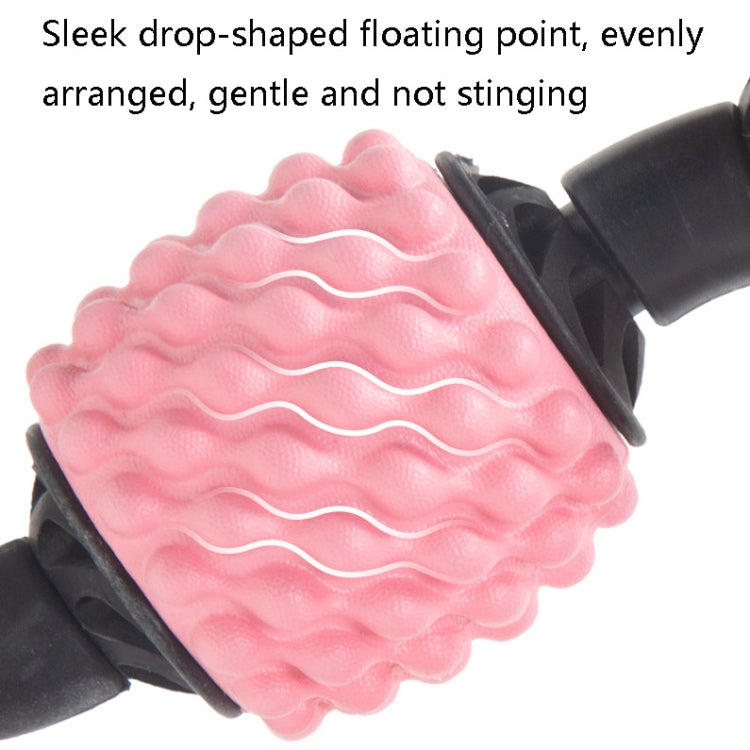 Foam Shaft Muscle Massage Roller Yoga Roller Fitness Supplies(Fish Bones Type Space Gray) - free shipping - PMC TechLife - Order now!