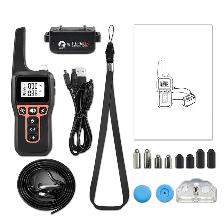PaiPaitek PD529 Remote Control Dog Training Device Voice Control Anti-Barking Device Dog Training Device(Orange) - free shipping - PMC TechLife - Order now!