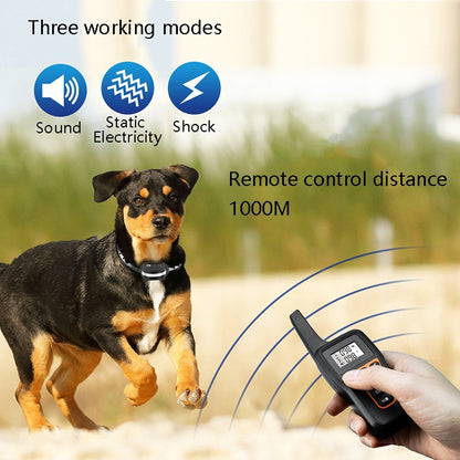 PaiPaitek PD529-3 Remote Control Dog Training Device Voice Control Barking Stopper Electronic Collar Dog Training Device - Training Aids by PaiPaitek | Online Shopping South Africa | PMC Jewellery | Buy Now Pay Later Mobicred