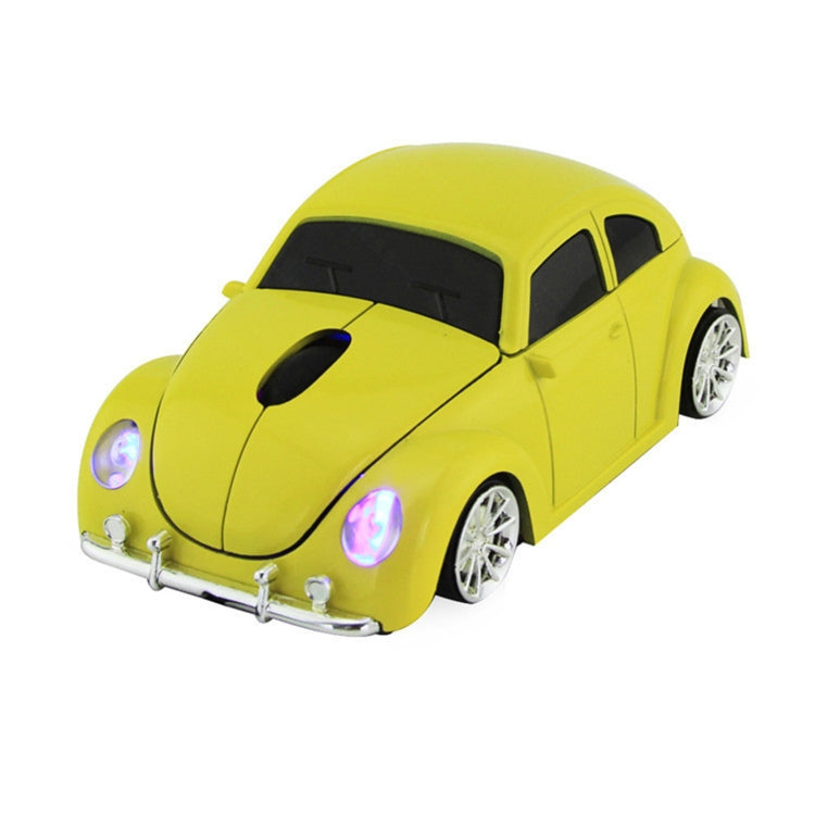 CM0010B 1200 DPI 3-keys Car Shape Wireless Mouse(Yellow) - Wireless Mice by PMC Jewellery | Online Shopping South Africa | PMC Jewellery | Buy Now Pay Later Mobicred