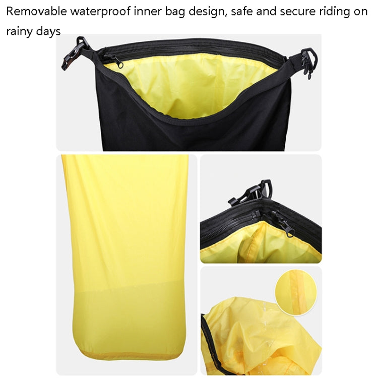 Rhinowalk Multi-Function Motorcycle Rear Seat Bag Combination Rear Shelf Pannier, Colour: Yellow 10L - free shipping - PMC TechLife - Order now!
