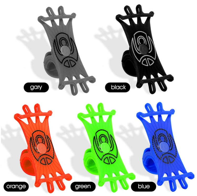 Multifunctional Silicone Bicycle Mobile Phone Holder Motorcycle Riding Navigation Fixed Bracket(Gray) - Holders by PMC TechLife | Online Shopping South Africa | PMC TechLife | Buy Now Pay Later Mobicred