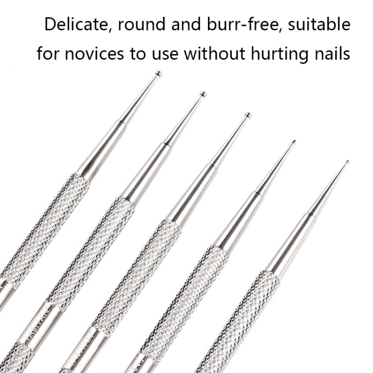 SKU000603 Stainless Steel Alloy Nail Point Drill Pen - Nail Art Equipment by PMC Jewellery | Online Shopping South Africa | PMC Jewellery | Buy Now Pay Later Mobicred