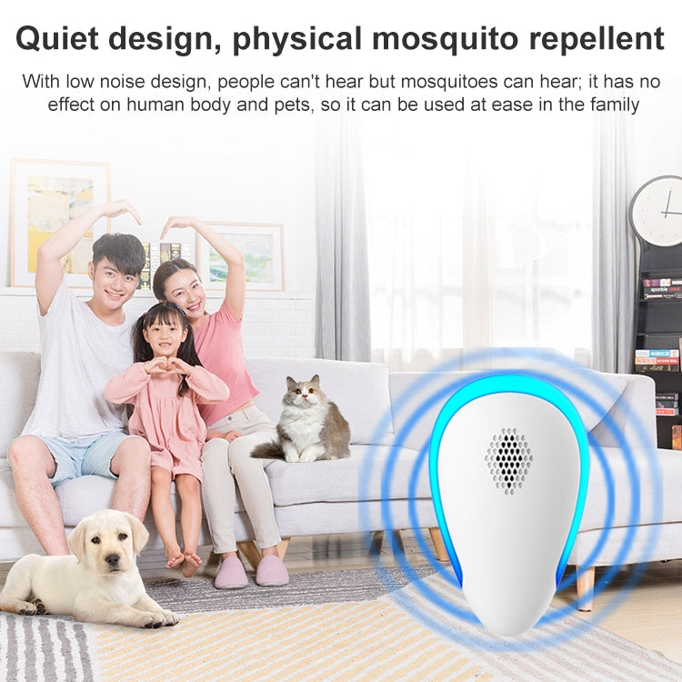 Dual-frequency Ultrasonic Mosquito Repellent Household Insect Repellent for Pregnant Women and Children, Product specifications: UK Plug(White) - Repellents by PMC TechLife | Online Shopping South Africa | PMC TechLife | Buy Now Pay Later Mobicred
