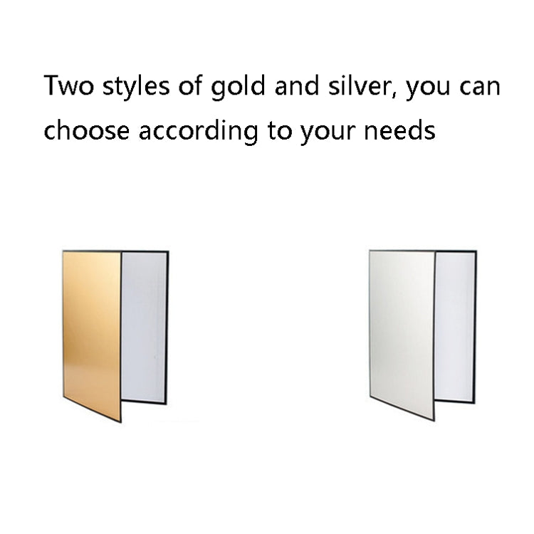 2 PCS Photography Folded Thickening A4 Cardboard Folding Light Diffuser Board(Gold) - free shipping - PMC TechLife - Order now!