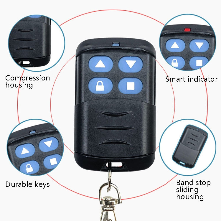 2 PCS Electric Roller Shutter Waterproof Copy Universal Remote Controller Garage Door Remote Control Key(315MHz) - Universal by PMC TechLife | Online Shopping South Africa | PMC TechLife