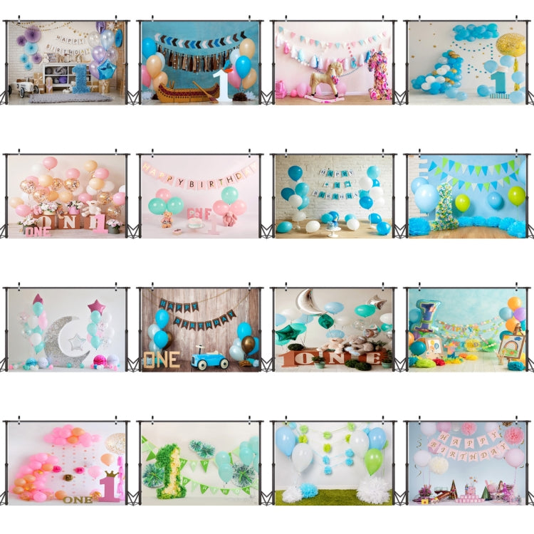 2.1m X 1.5m One Year Old Birthday Photography Background Party Decoration Hanging Cloth(578) - Birthday Party by PMC TechLife | Online Shopping South Africa | PMC TechLife | Buy Now Pay Later Mobicred