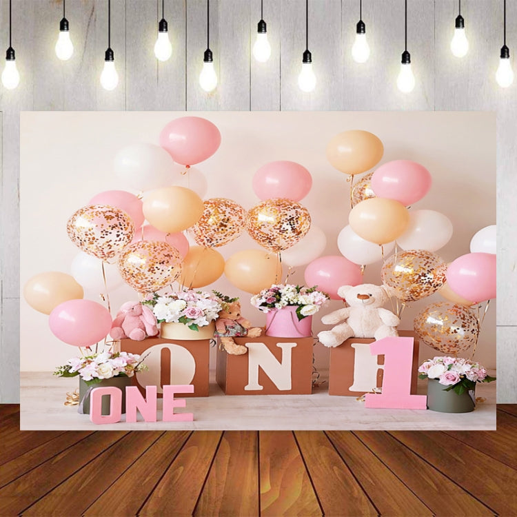 2.1m X 1.5m One Year Old Birthday Photography Background Party Decoration Hanging Cloth(575) - Birthday Party by PMC TechLife | Online Shopping South Africa | PMC TechLife | Buy Now Pay Later Mobicred